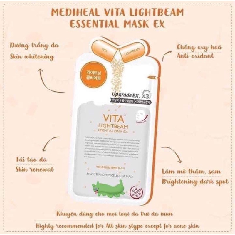[Sẵn-Auth] Mặt Nạ Dưỡng Da MEDIHEAL Hàn Quốc