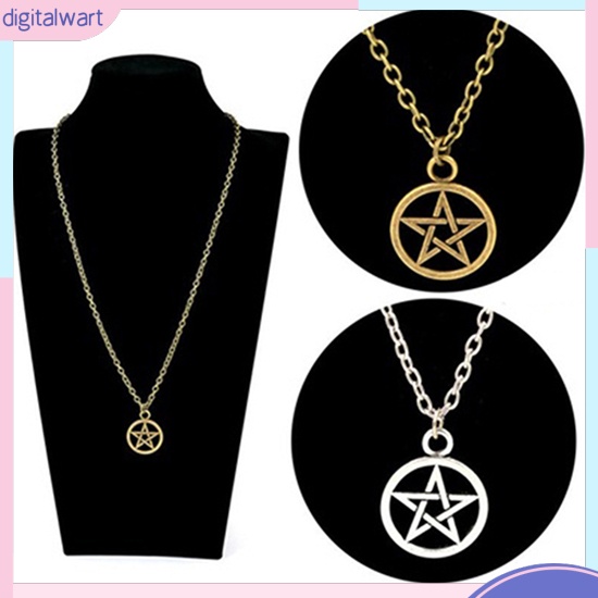 Dây chuyền hợp kim dài mặt ngôi sao năm cánh cá tính trẻ trung dành cho nam và nữ