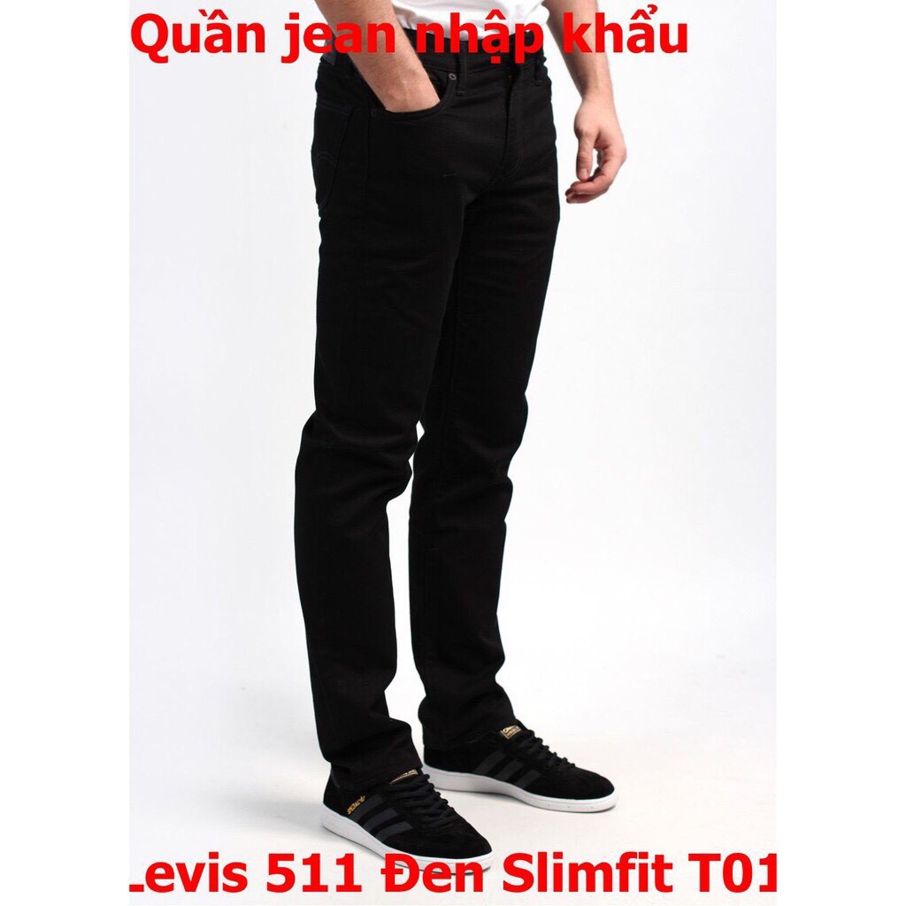 Quần Jean Nam LE Đen Full Cao Cấp VNXK