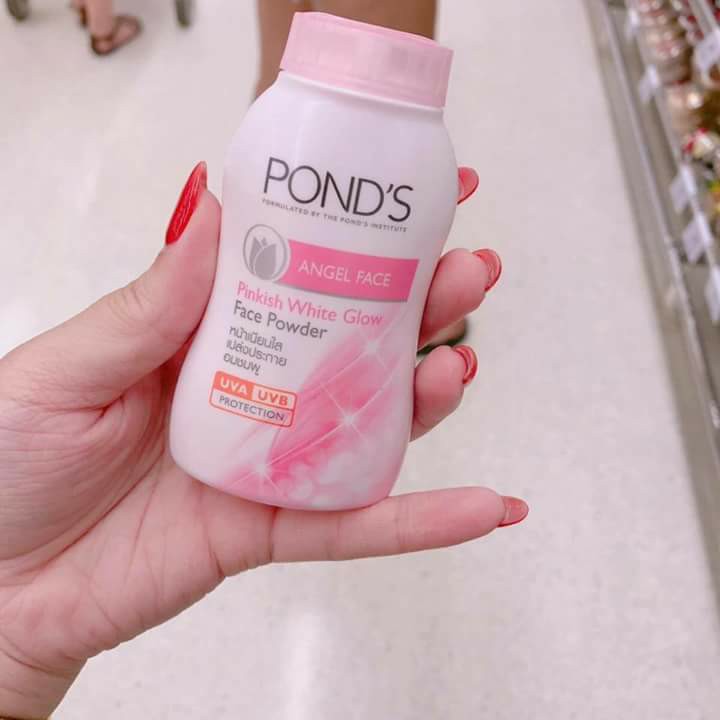 ♚♚♚ ♚♚♚ Phấn POND'S Angel Face Pinkish White Glow 50g Thái Lan (HANNAH) (HANNAH)