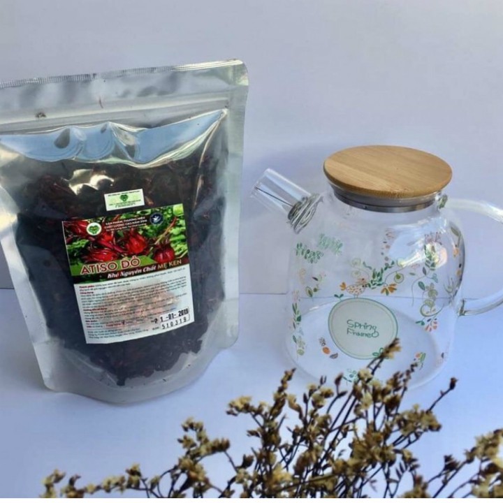 Hoa Atiso Đỏ Khô Nguyên Chất Meken (100g)