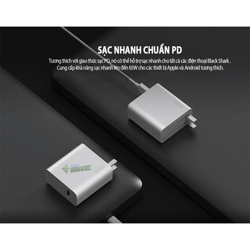 Củ sạc nhanh Xiaomi 120W cho Mi 10 Ultra, Black Shark 4 / 4 Pro /  4S / 4s pro / 5 / 5 pro Xiaomi 11T Pro