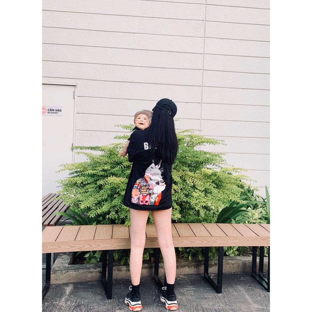 Áo thun thiết kế B1 OVERSIZE UNISEX (2 Màu ĐEN-TRẮNG) | BigBuy360 - bigbuy360.vn