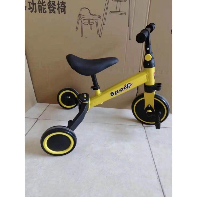[Sỉ chỉ từ 210k]Xe chòi Sport 3 trong 1 Xe chòi chân 3 bánh thăng bằng kết hợp xe đạp cho bé