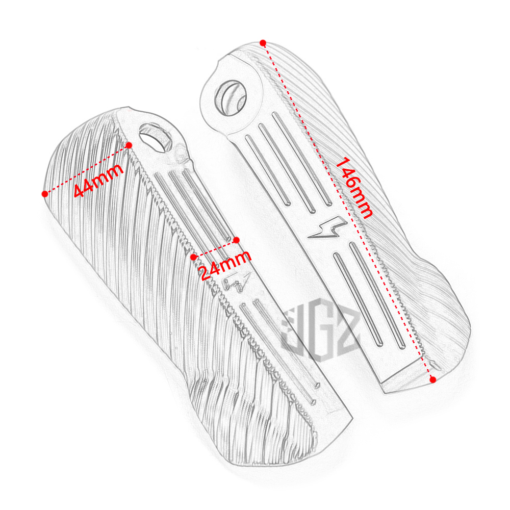 Bộ vỏ mở rộng thanh gác chân bằng hợp kim nhôm CNC cho xe máy VESPA GTS 150 250 300 GTV 300 2013-2021