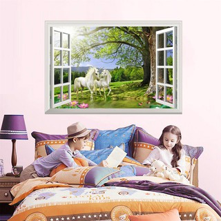 Tranh decal dán tường, giấy dán tường 3D cao cấp Hạnh phúc lứa đôi