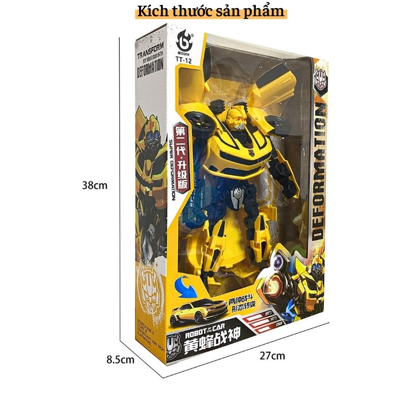 MVP2687 Bộ đồ chơi xe biến hình rô bốt người máy 2in1 Quà tặng ý nghĩa cho các bé trai