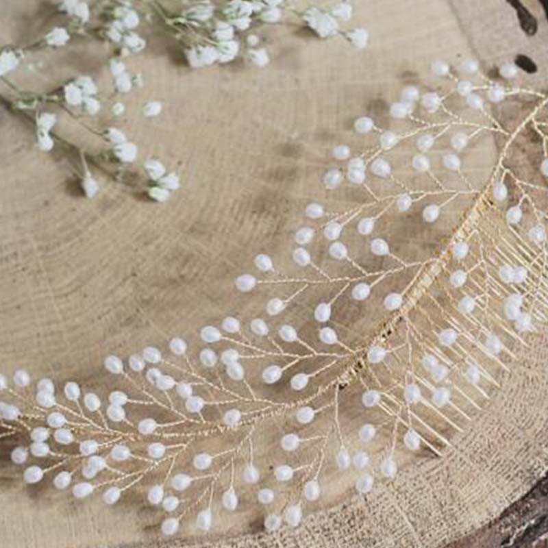 Lược cài tóc thiết kế sang trọng quý phái cho cô dâu