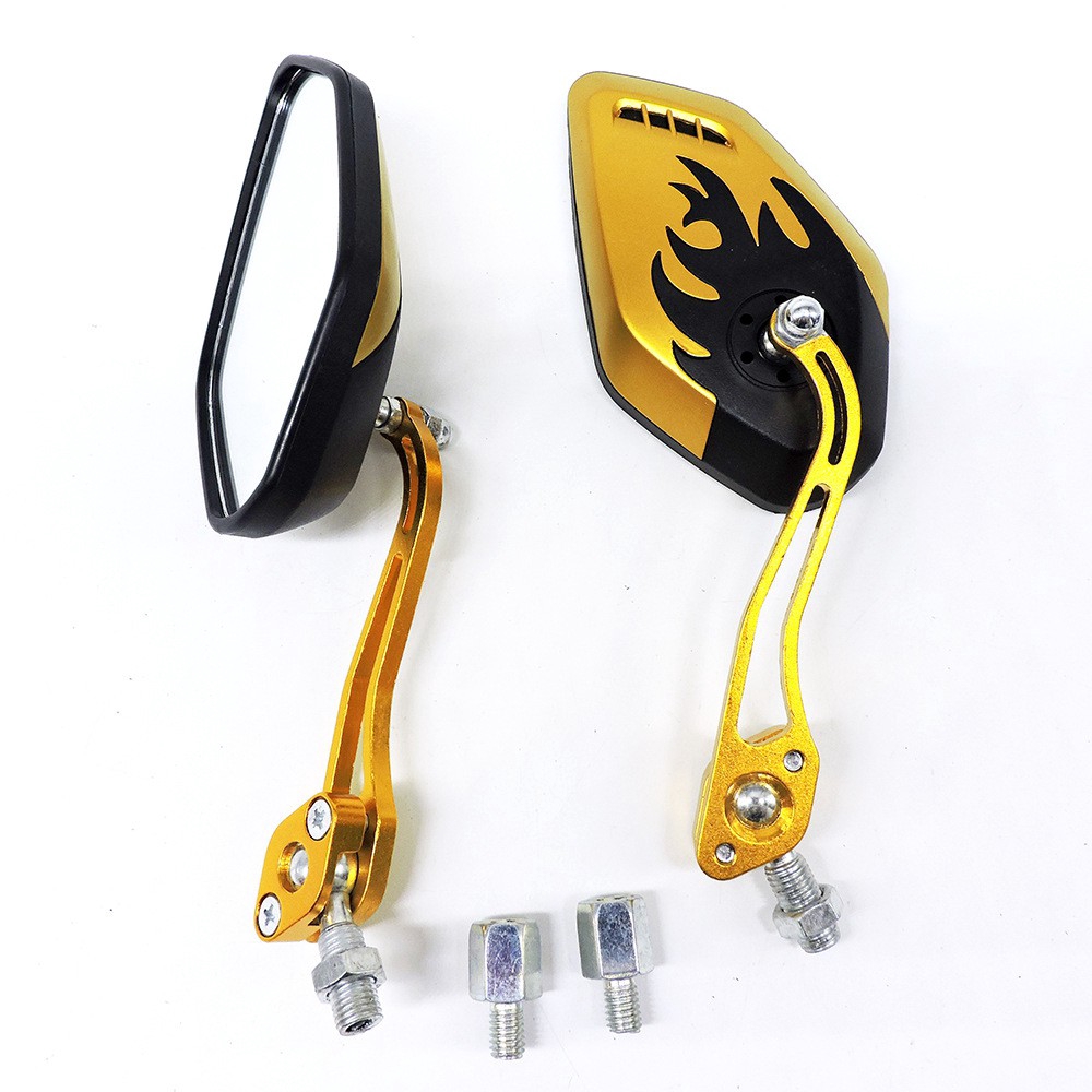 8mm 10mm Xe máy Gương chiếu hậu Xe đạp điện Xoay 360 Độ Gương chiếu hậu Xe tay ga