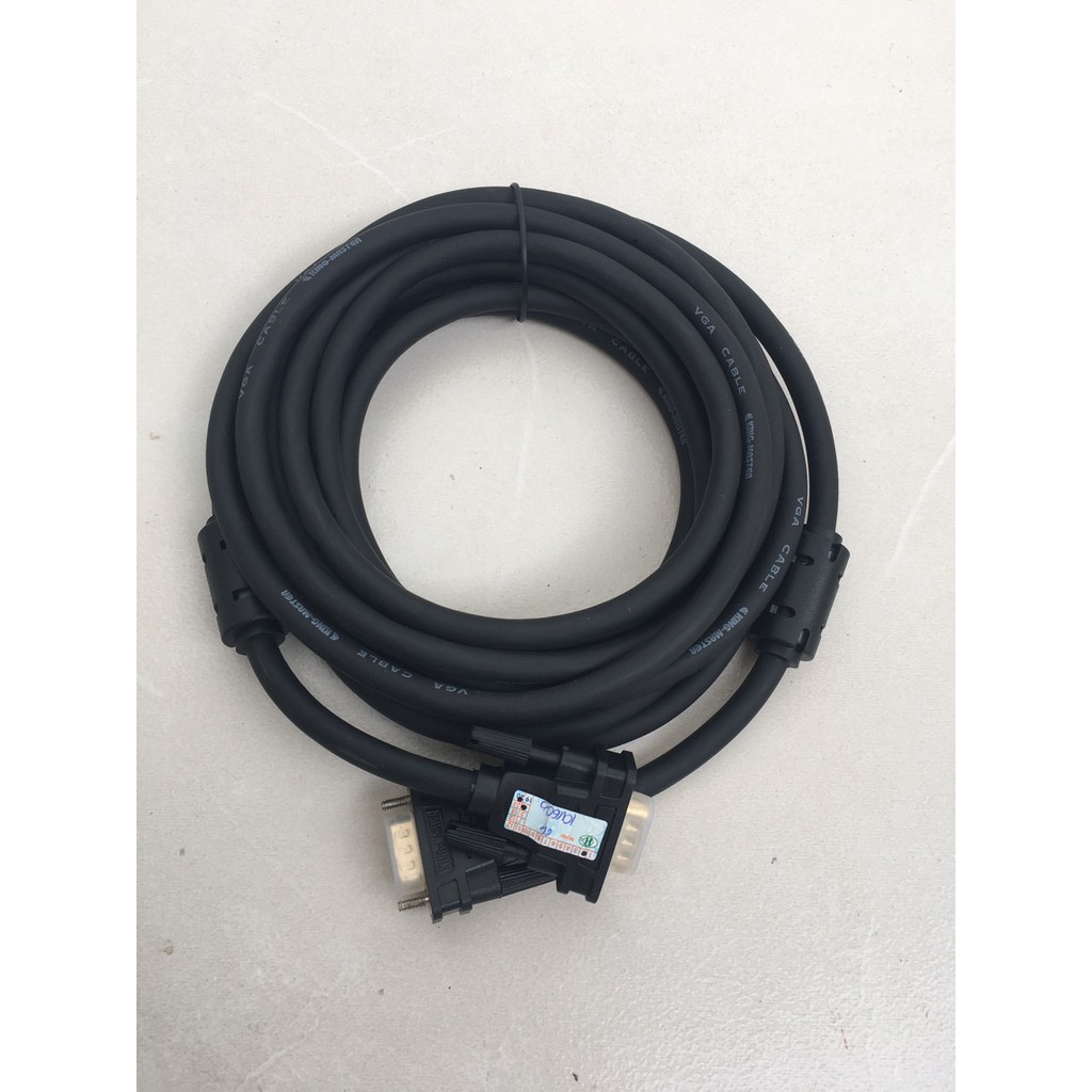 Cáp VGA 5m KingMaster KV603 (3+6) FullHD sắc nét - Hàng chính hãng