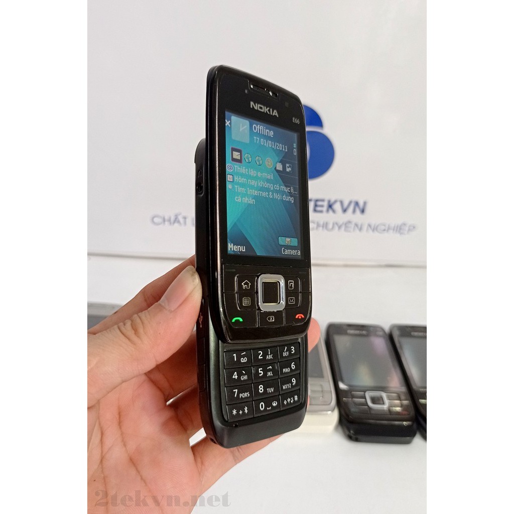 Điện thoại Nokia E66 nắp trượt chính hãng - Điện thoại Nokia cổ giá rẻ