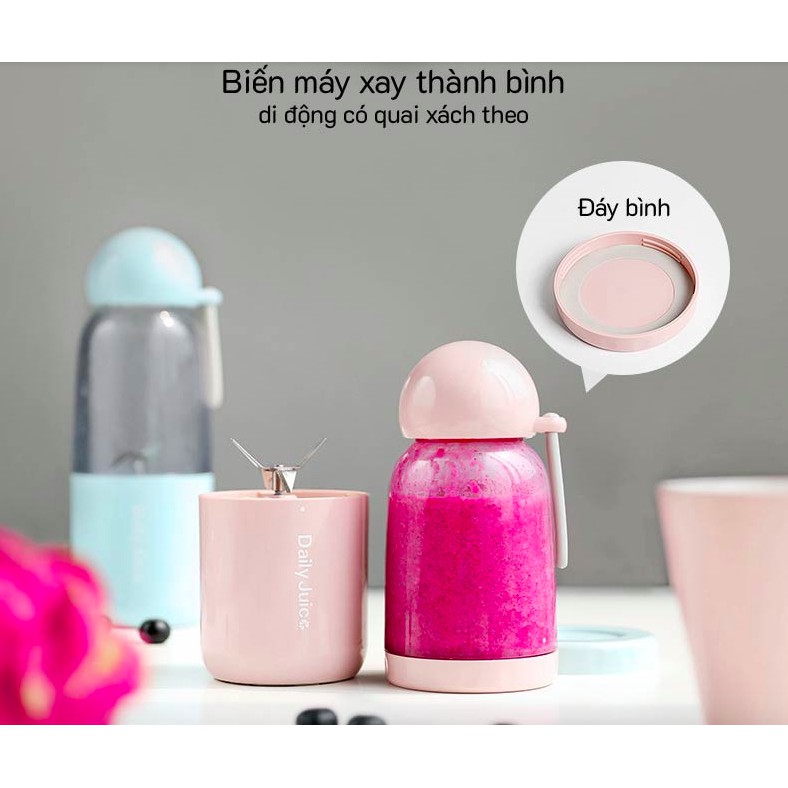 Bình xay sinh tố xách tay nhỏ gọn đảm bảo chất dinh dưỡng Daily Juice- SuperStore