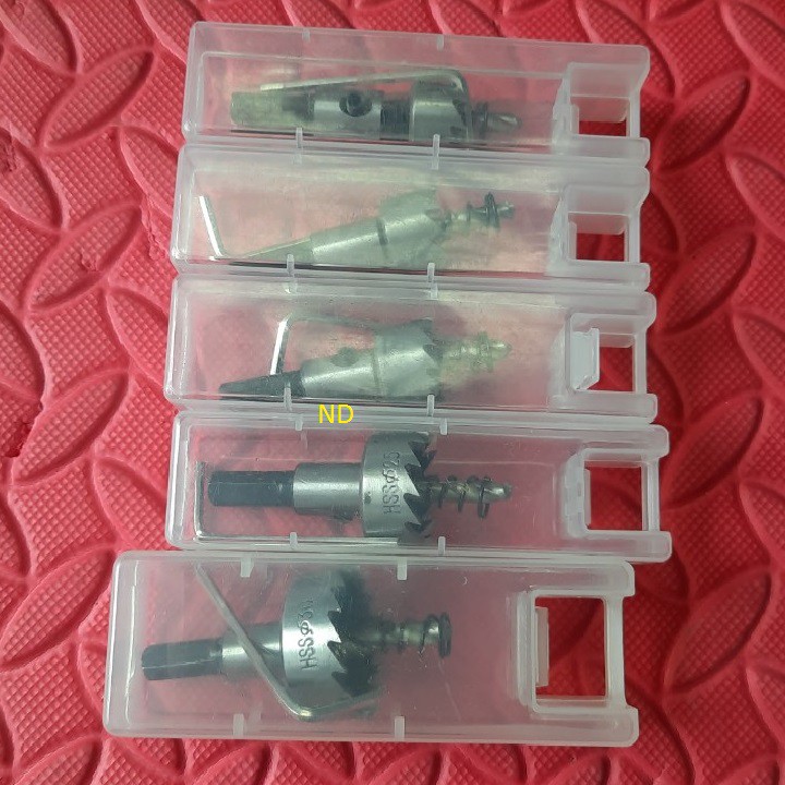 bộ 5 mũi khoan sắt,gỗ ,thạch cao