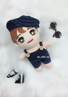 Outfit doll 20cm - Yếm thun (không kèm mũ nồi)