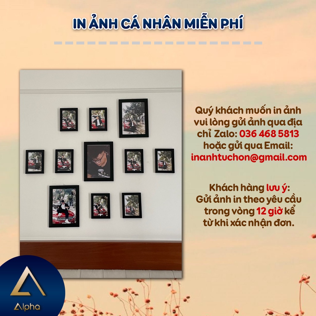 In ảnh A4  Alpha (21x30 cm) giá rẻ theo yêu cầu