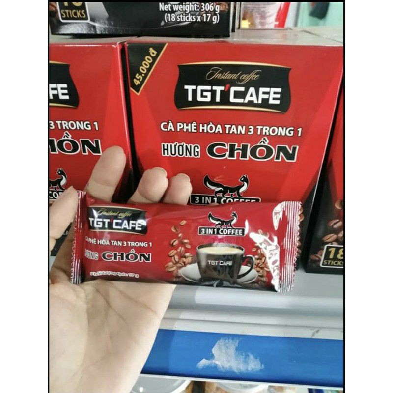 Cà phê hòa tan 3 in 1 hương chồn | BigBuy360 - bigbuy360.vn