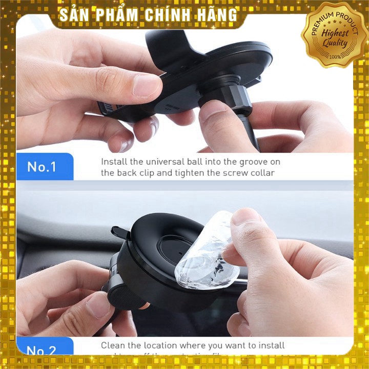 Gía đỡ điện thoại gắn taplo hoặc kính lái ô tô thương hiệu Baseus SUYL-JY01 - Khohangcap1_ad