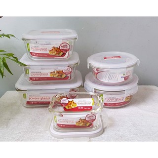 Hộp Thuỷ Tinh Vuông Lock&Lock 840ml