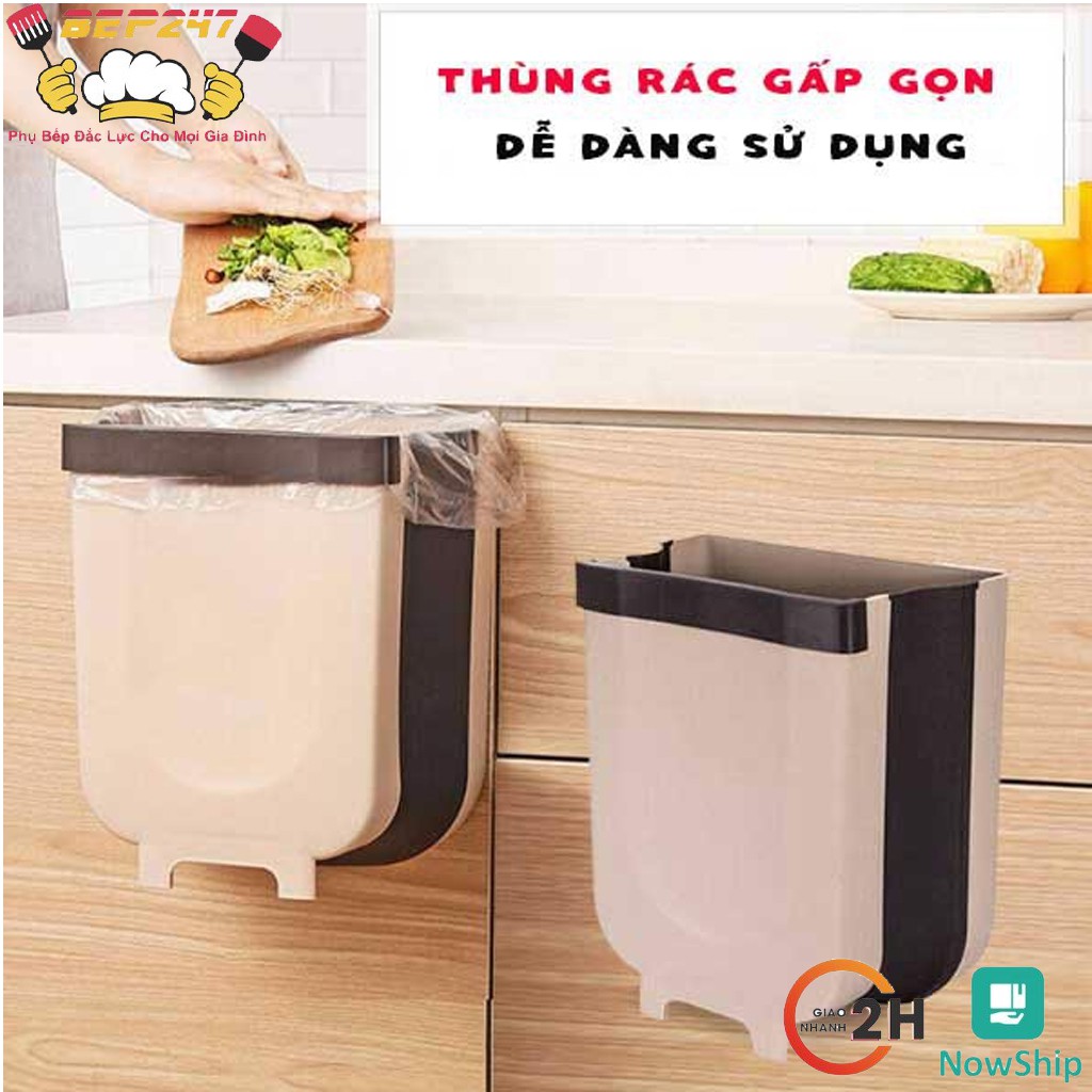 Thùng Rác Gấp Gọn Treo Cửa Tủ Nhà Bếp Tiện Lợi Sang Trọng - Tạo Nên Không Gian Bếp Thang Trang Đẹp Mắt