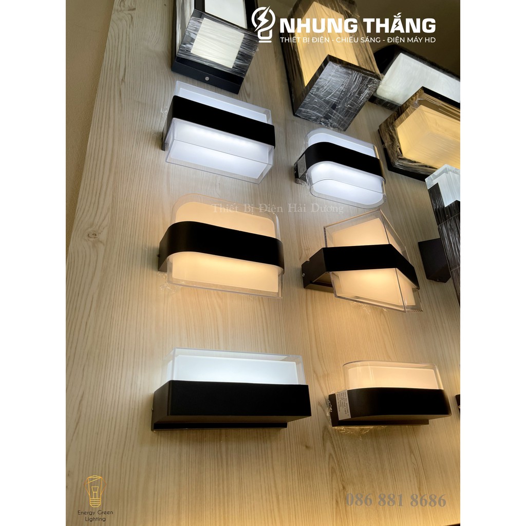 Đèn Tường Đèn Hiên Nhà - Đèn Gắn Cổng - Phong cách Bắc Âu - Thân Nhôm Chống Nước Cao Cấp - Bảo Hành 1 Năm