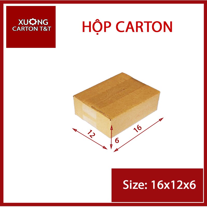 16x12x6 Hộp carton đóng gói