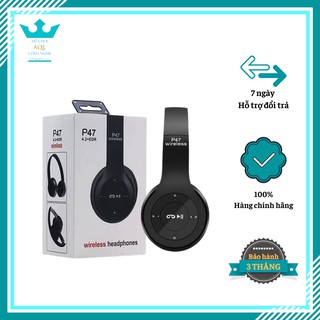 Tai Nghe Chụp Tai Bluetooth P47 Có Mic - Tai Nghe Chụp Tai Không Dây Wireless Headphones
