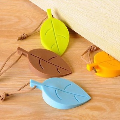 Miếng chặn cửa silicon hình chiếc lá chống va đập cửa