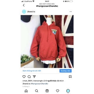 ÁO HOODIE MỸ 2HAND