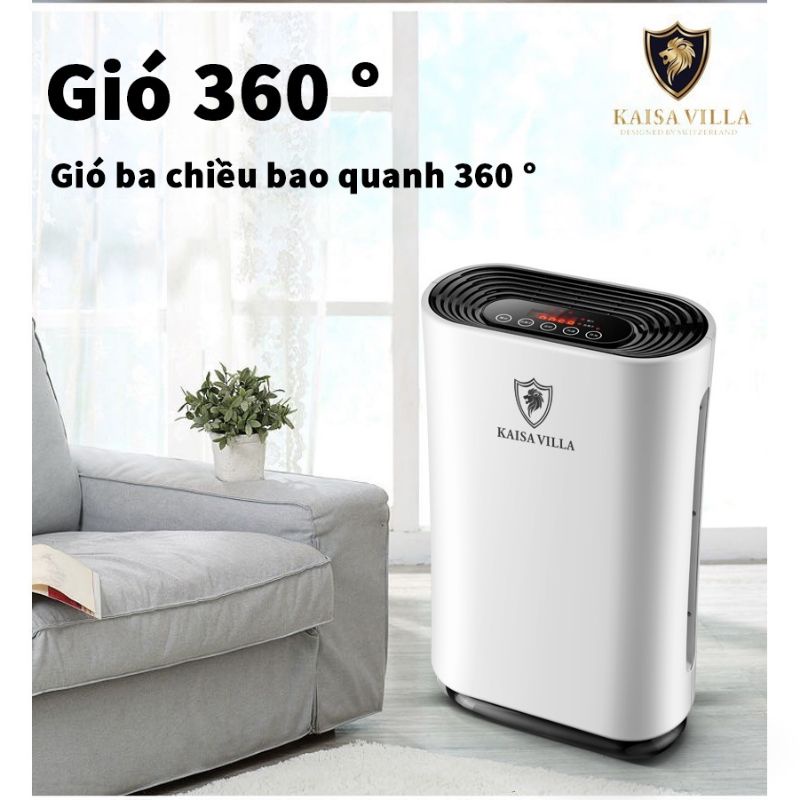 Máy lọc không khí chính hãng Kaisa villa, máy lọc không khí mini nội địa trung