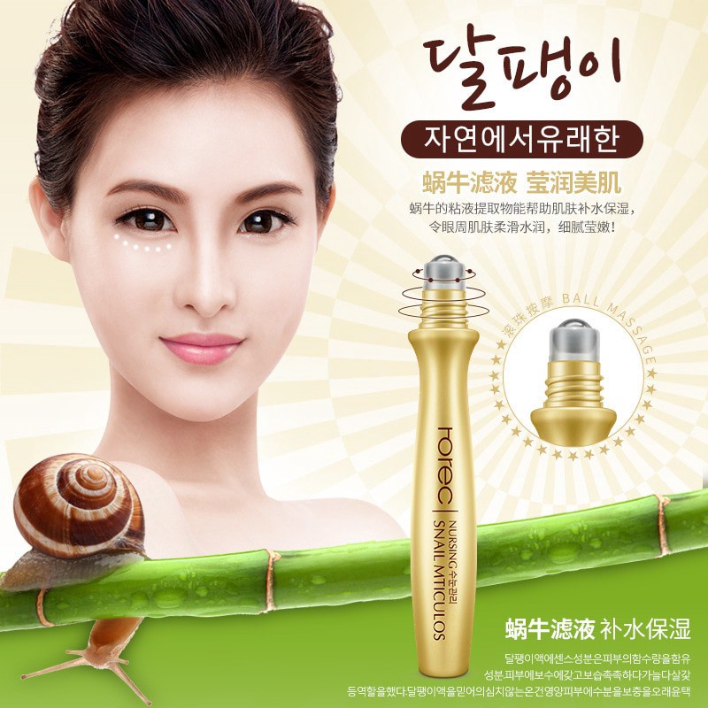 Serum dưỡng da mắt ốc sên Rorec chống lão hóa làm mờ quầng thâm và tan bọng mắt chính hãng 100% - Hanayuki Asia