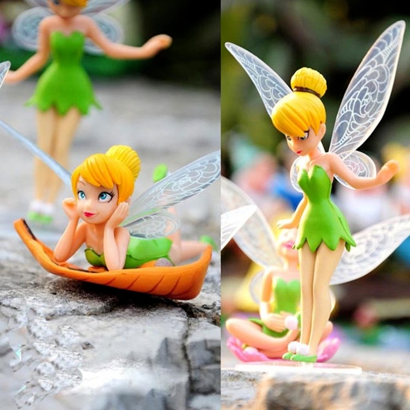 Set 6 Búp Bê Nàng Tiên Tinkerbell Trang Trí Bánh Kem