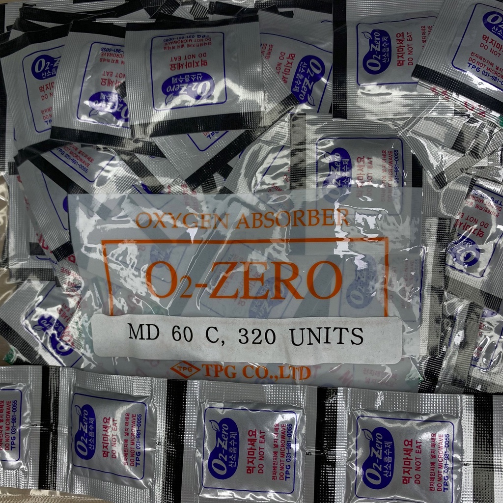 Gói hút khí Oxy MD 60cc dành cho thực phẩm có độ ẩm cao Bánh bao, Bánh mỳ, Tokbokki, Mỳ tươi