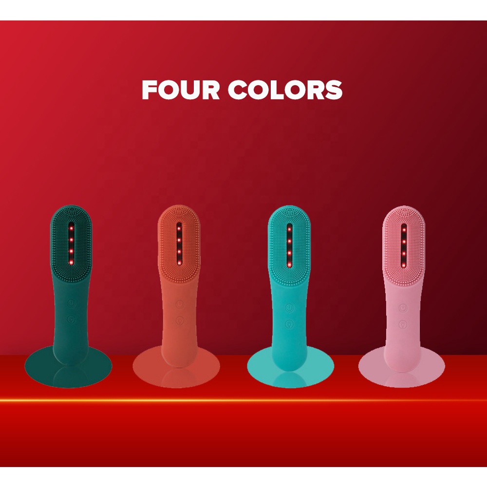 Máy rửa mặt mini cầm tay massage làm sạch sâu ngừa mụn tiện lợi mang theo khi đi du lịch