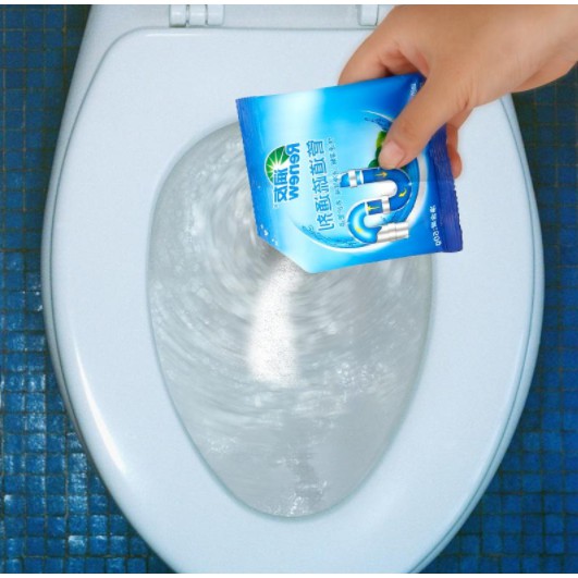 Bột Thông Cống Thông Bồn Cầu Cực Mạnh - Bột Chống Tắc Nghẽn, Bảo Dưỡng Các Đường Ống