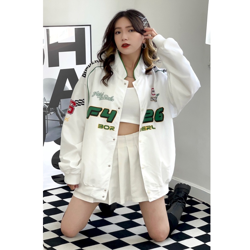 Áo khoác Bomber Jacket F426 unisex nam nữ