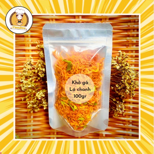 Khô gà lá chanh 1kg 500g 300g xé cay siêu ngon YUUBEE - Đồ ăn vặt Việt Nam - Ăn vặt YuuBee