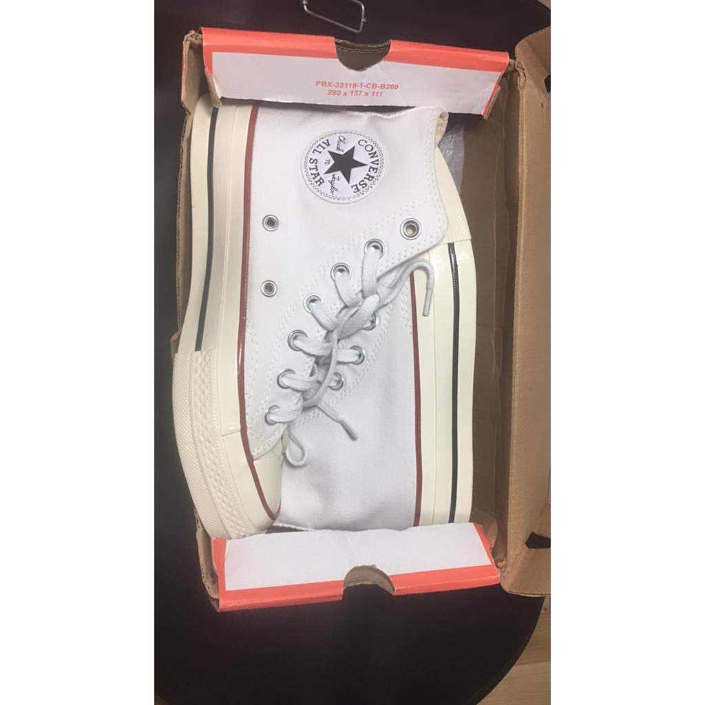 [Giày 2hand real] Converse Chuck Taylor 1970s White cổ cao (size 37)