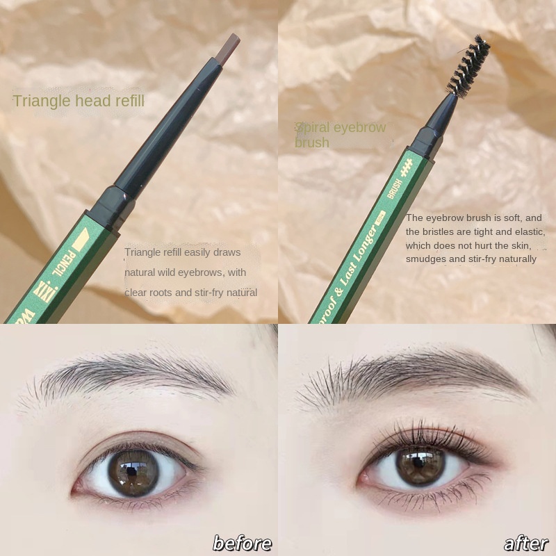 Chì Kẻ Mày Kháng Nước Lâu Trôi Tạo Hiệu Ứng Ba Chiều Tự Nhiên Xixi