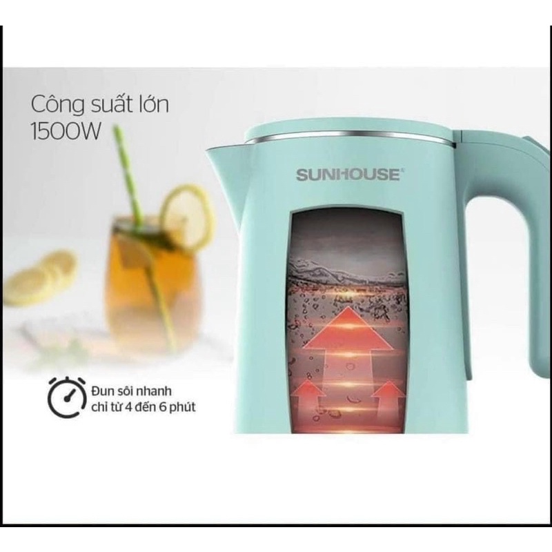 ấm siêu tốc màu