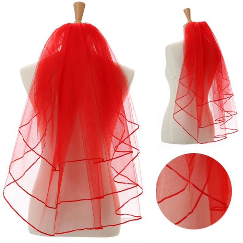 Mạng Che Mặt Và Khuỷu Tay Bằng Vải Tuyn Cho Cô Dâu