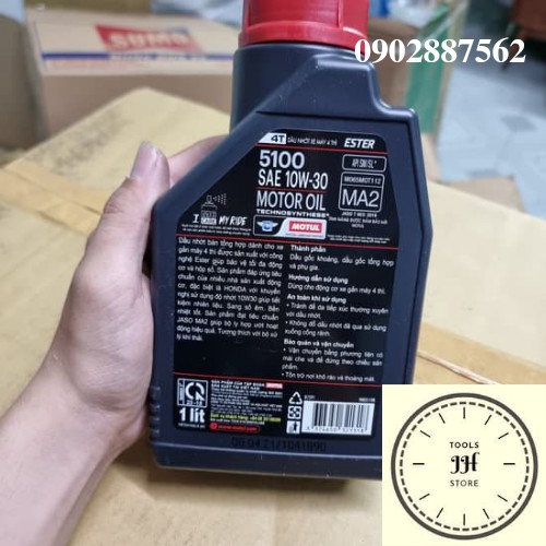 Nhớt Motul 5100 10w30 1L Công Nghệ Ester - Nhớt Xe Máy