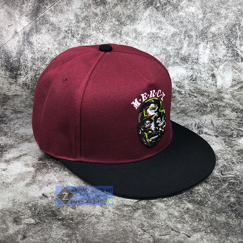 Mũ Snapback Hiphop đỏ cao cấp cho cả nam và nữ