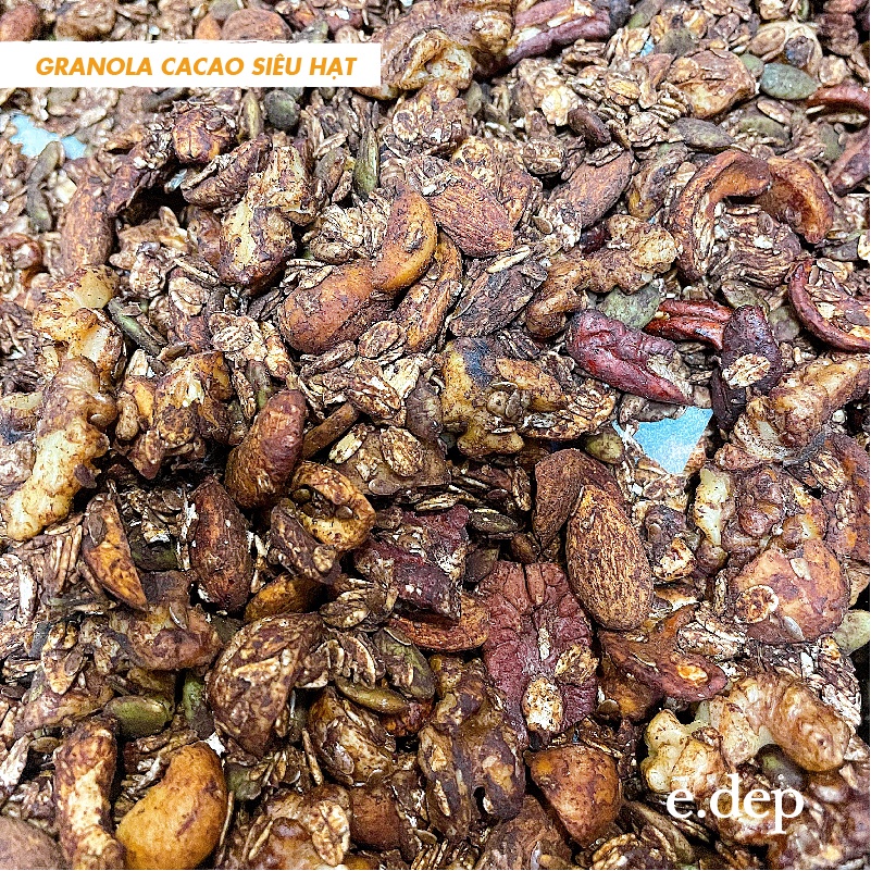 Quà tặng set 4 Granola ăn kiêng siêu hạt, Eat Clean & Low Carb giàu chất béo tốt | BigBuy360 - bigbuy360.vn