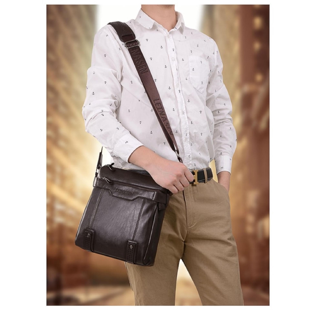 Túi da cao cấp LEINASEN thời trang nam túi xách công sở ngăn chứa rộng rãi tiện lợi Phặn Phặn | BigBuy360 - bigbuy360.vn