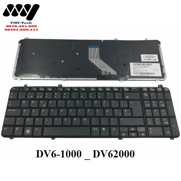 Bàn phím Laptop HP Pavilion DV6 DV6-1000 DV6-2000 DV6T DV6Z DV6-1030 DV6-1038 DV6- 1300 DV6-2173