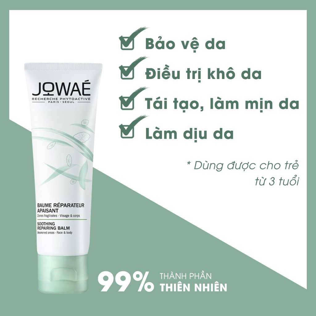 Kem Phục Hồi Và Tái Tạo Da JOWAE Giúp Da Mịn Màng Hơn 40ml - Mỹ Phẩm Thiên Nhiên Nhập Khẩu Chính Hãng Từ Pháp