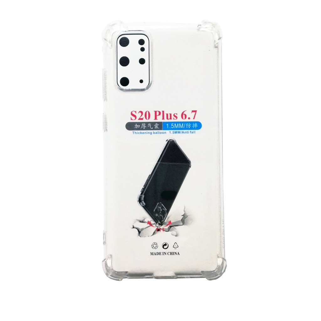 Ốp lưng Samsung S20 Plus/ S20 Ultra- Chống sốc- Trong suốt- Dày lâu ố vàng