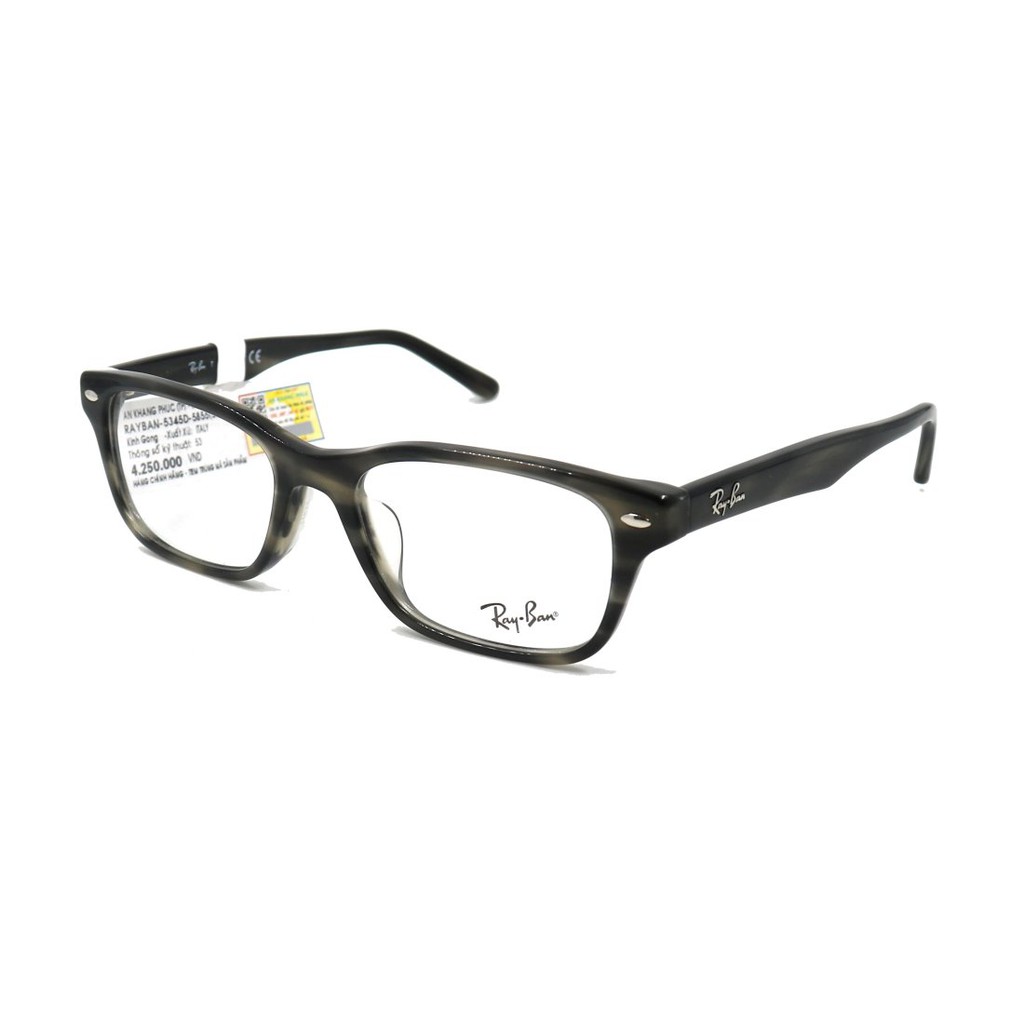 (Hàng chính hãng) Gọng kính nam nữ Rayban RB5345D (53-18-145) màu sắc thời trang, thiết kế dễ đeo bảo vệ mắt