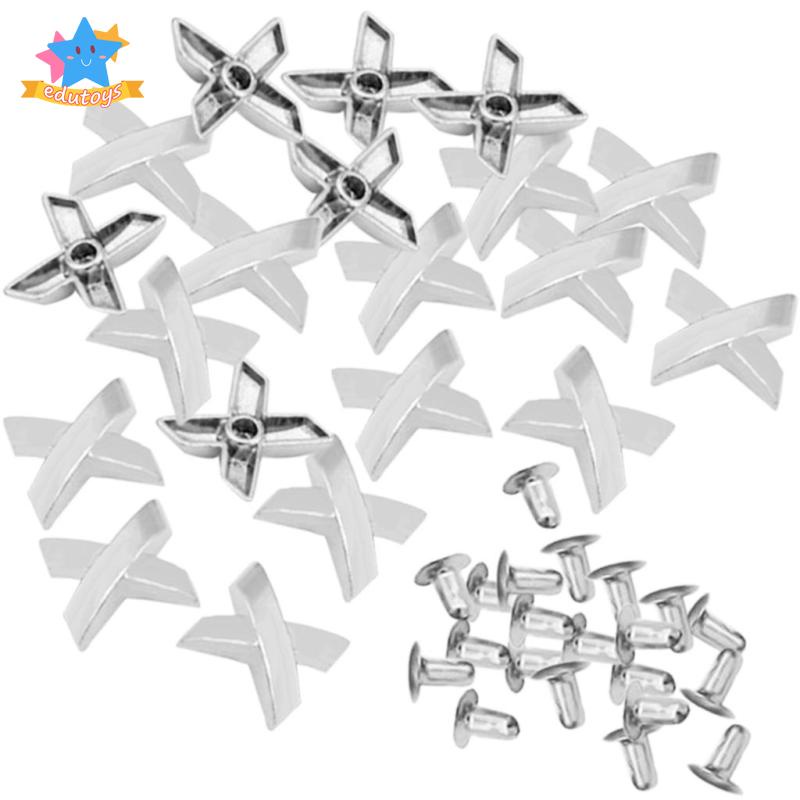 Set 20 Đinh Tán Hình Chữ X Dùng Để Trang Trí Quần Áo