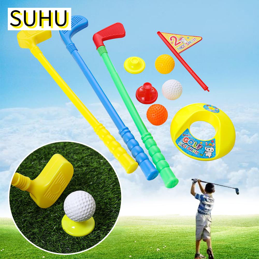 Bộ 9 Gậy Đánh Golf Bằng Nhựa Bền Bỉ Chất Lượng Cao